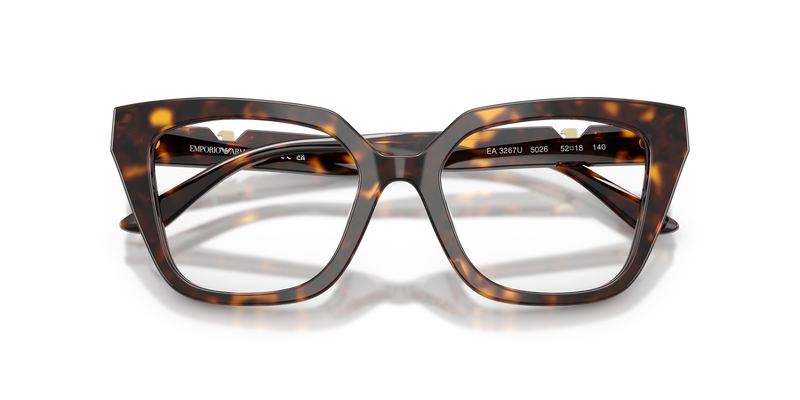 Emporio Armani EA3267U in Shiny Havana / Demo Lens (5026) - Alternate View