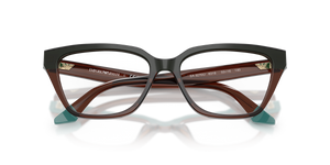 Transparent Brown/Teal / Demo Lens (6318)