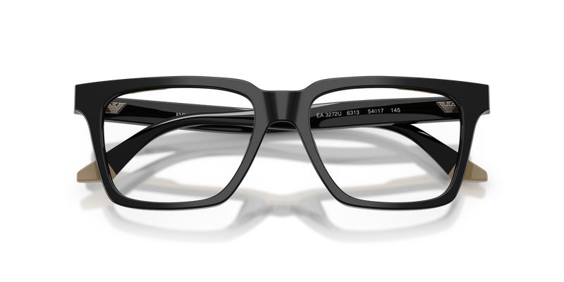 Emporio Armani EA3272U in Black/Beige / Demo Lens (6313) - Side View