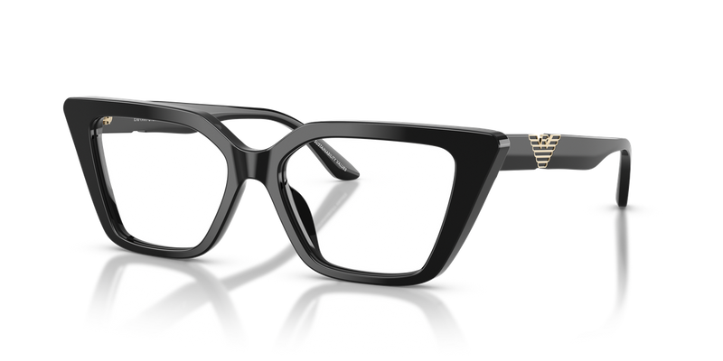 Emporio Armani EA3273U in Shiny Black - Front View