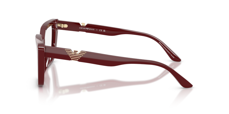 Emporio Armani EA3273U in Shiny Bordeaux - Alternate View