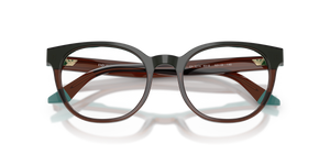 Transparent Brown/Teal / Demo Lens (6318)