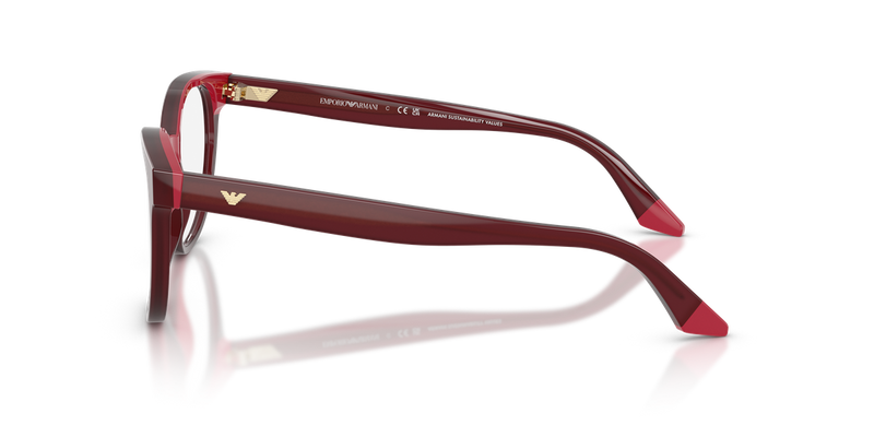 Emporio Armani EA3274 in Opal Bordeaux/Pink / Demo Lens (6320) - Alternate View
