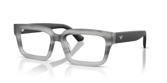 Emporio Armani EA3277U - Striped Havana Grey / Demo Lens (6367)