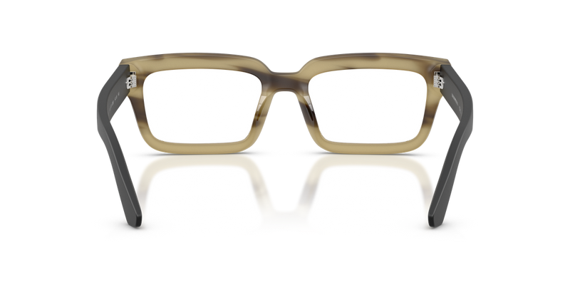 Emporio Armani EA3277U in Striped Havana Green / Demo Lens (6369) - Alternate View