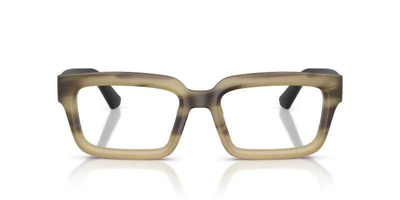 Emporio Armani EA3277U in Striped Havana Green / Demo Lens (6369) - Alternate View