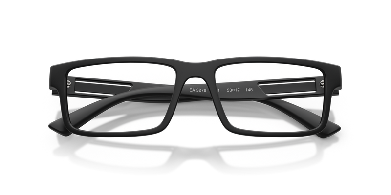 Emporio Armani EA3278 in Matte Black / Demo Lens (5001) - Side View