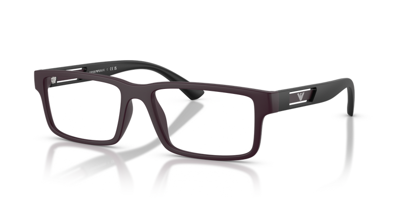Emporio Armani EA3278 in Matte Plum / Demo Lens (6371) - Alternate View