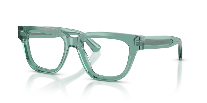 Emporio Armani EA3281 in Shiny Transparent Green / Demo Lens (6365) - Alternate View