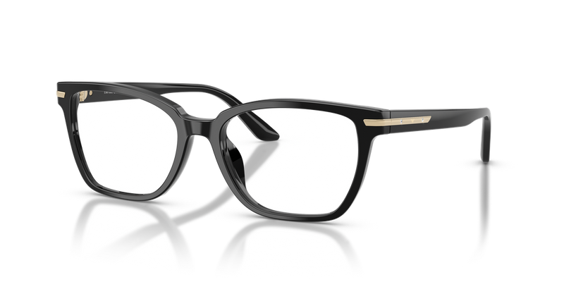 Emporio Armani EA3282BU in Shiny Black / Demo Lens (5017) - Front View