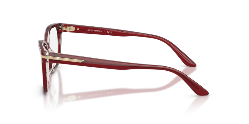 Emporio Armani EA3282BU in Shiny Bordeaux / Demo Lens (6377) - Alternate View