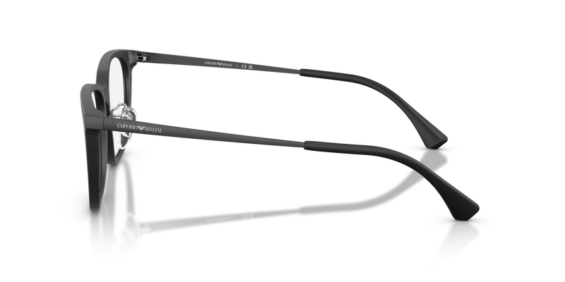 Emporio Armani EA3284D in Matte Black / Demo Lens (5001) - Back View