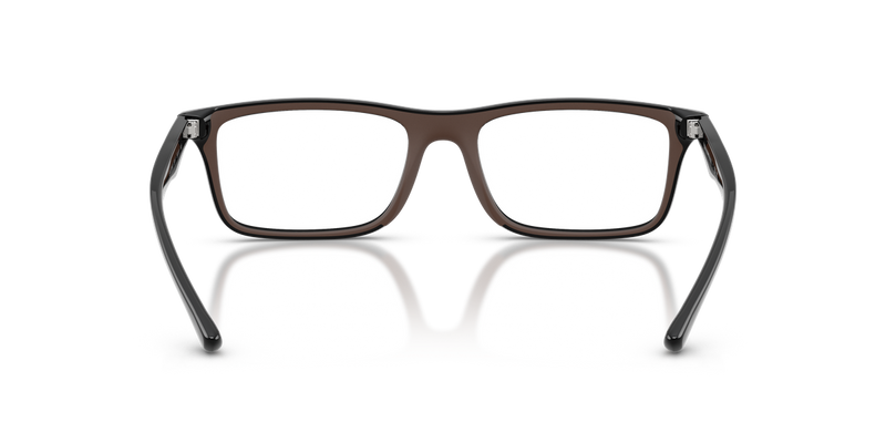 Emporio Armani EA3285U in Shiny Black/Brown Rubber - Alternate View