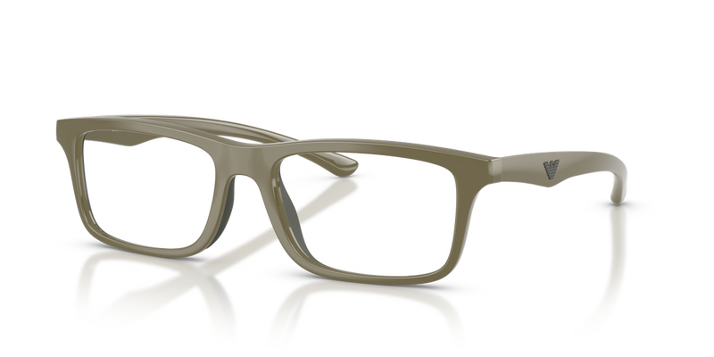 Emporio Armani EA3285U in Shiny Light Brown/Brown Rubber - Alternate View