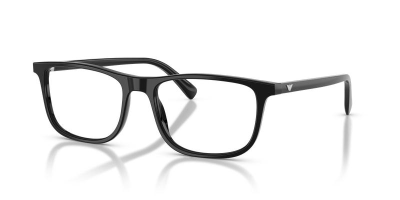 Emporio Armani EA3287 in Shiny Black - Front View