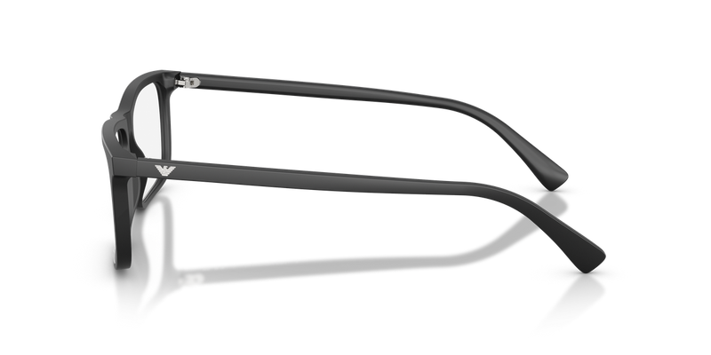 Emporio Armani EA3288 in Matte Black - Back View