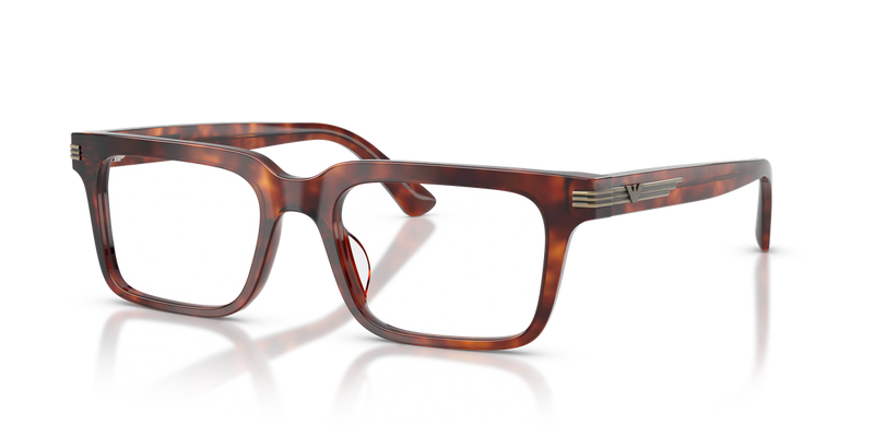 Emporio Armani EA3293U in Shiny Havana Red - Front View