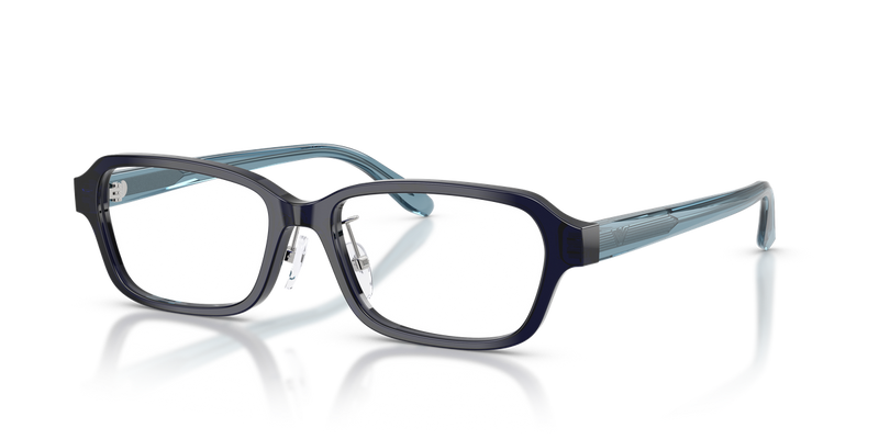 Emporio Armani EA3295D in Shiny Transparent Blue - Alternate View