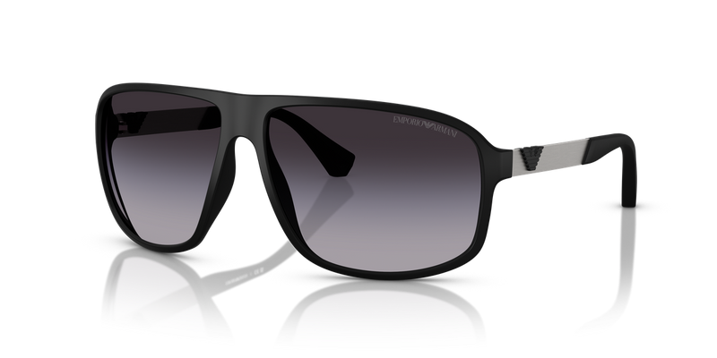 Emporio Armani EA4029 in Rubber Black / Gradient Grey (50638G) - Alternate View