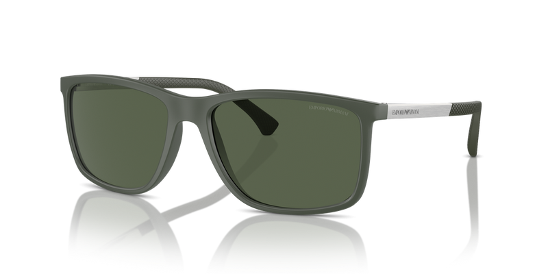 Emporio Armani EA4058 in Matte Green / Dark Green Polarized (50589A) - Alternate View