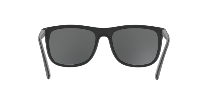Emporio Armani EA4079 in Matte Black - Back View