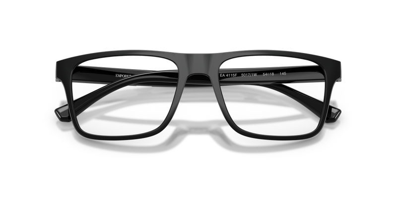 Emporio Armani EA4115F in Shiny Black - Back View
