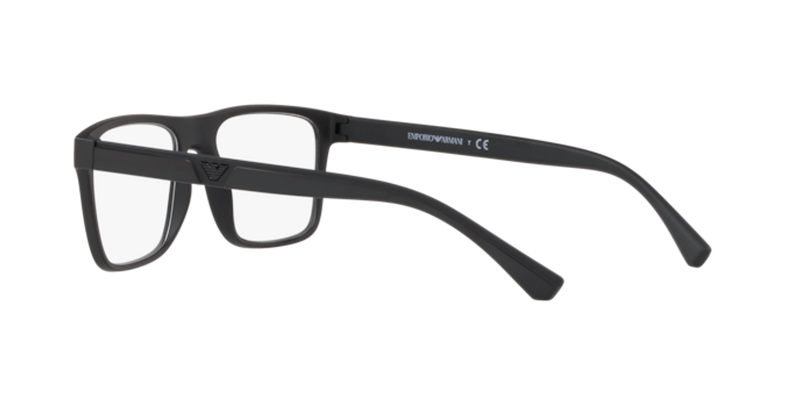 Emporio Armani EA4115 in Matte Black - Side View