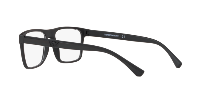 Emporio Armani EA4115 in Matte Black - Side View