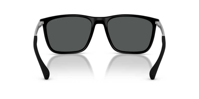 Emporio Armani EA4150 in Rubber Black / Grey (506387) - Temple Detail