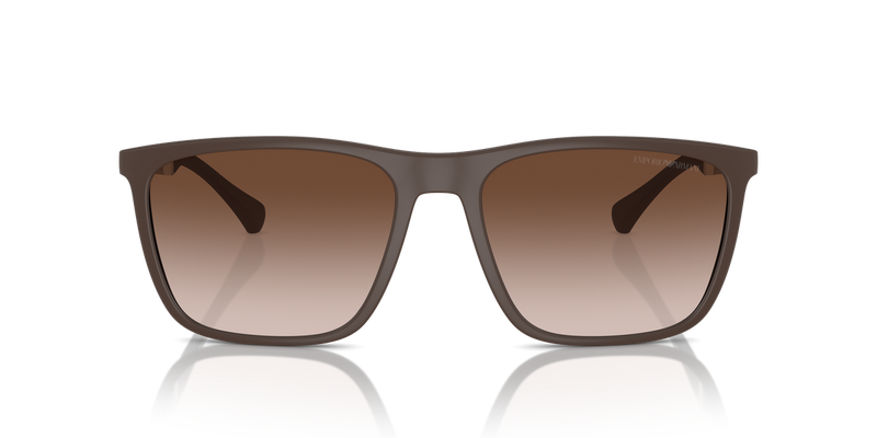 Emporio Armani EA4150 in Matte Brown / Gradient Brown (534213) - Alternate View