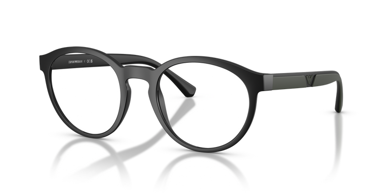 Emporio Armani EA4152V in Matte Black/Green - Front View
