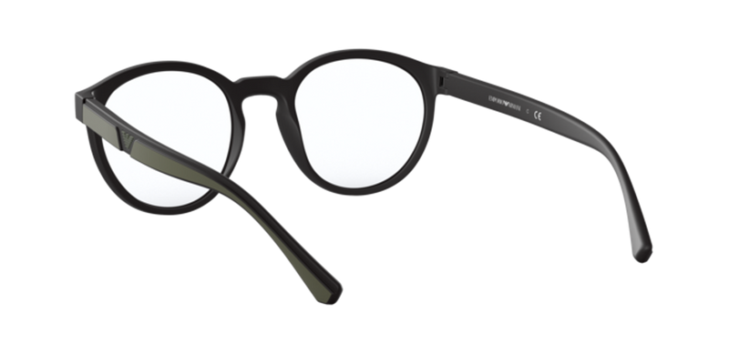 Emporio Armani EA4152 in Matte Black - Side View
