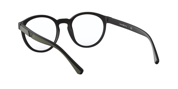 Emporio Armani EA4152 in Matte Black - Side View