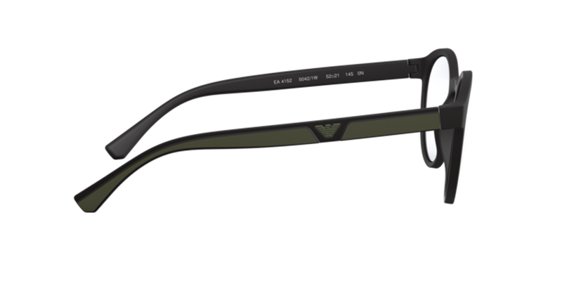 Emporio Armani EA4152 in Matte Black - Temple Detail