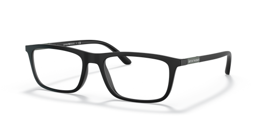 Emporio Armani EA4160 - Matte Black / Clear (50421W)