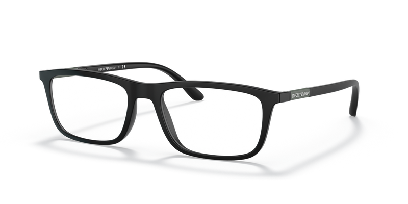 Emporio Armani EA4160 in Matte Black - Front View