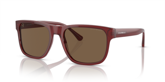 Emporio Armani EA4163 - Transparent Bordeaux / Dark Brown (507573)