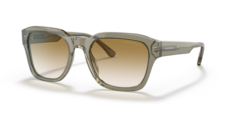 Emporio Armani EA4175 in Shiny Transparent Green - Front View