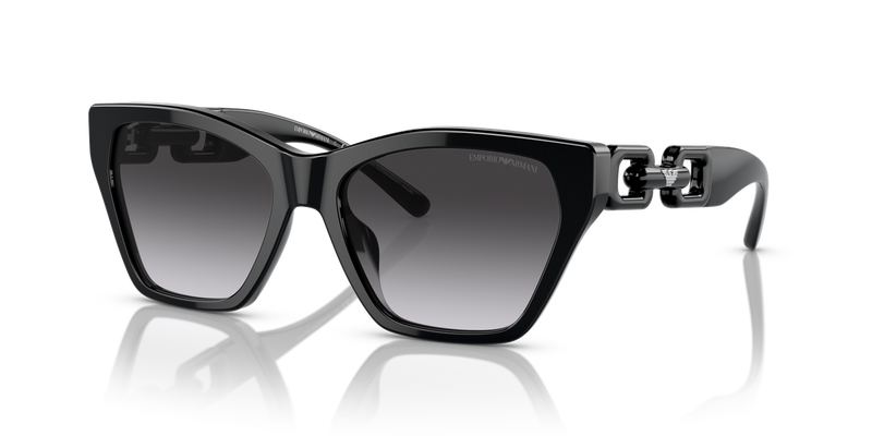 Emporio Armani EA4203U in Shiny Black - Front View