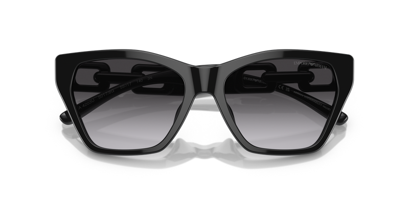 Emporio Armani EA4203U in Shiny Black - Side View