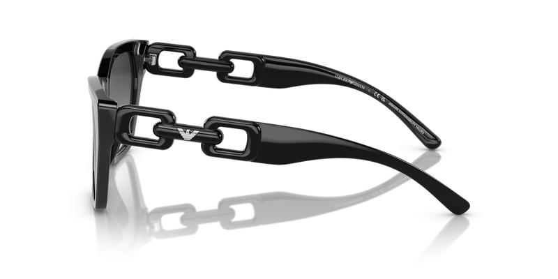 Emporio Armani EA4203U in Shiny Black - Back View