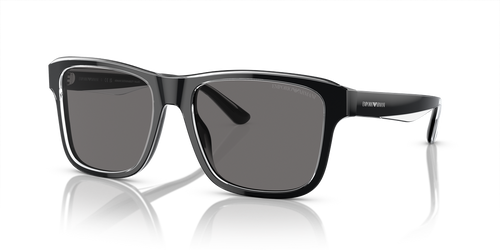 Shiny Black/Top Crystal / Dark Grey Polarized (605187)