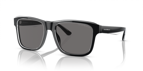 Shiny Black/Top Crystal / Dark Grey Polarized (605187)