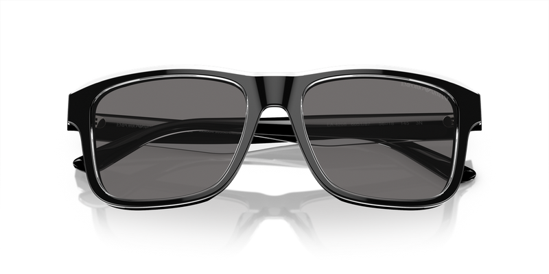 Emporio Armani EA4208 in Shiny Black/Top Crystal - Side View