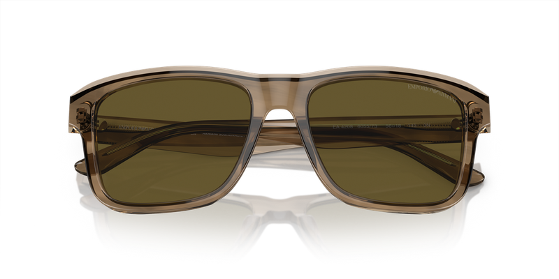 Emporio Armani EA4208 in Shiny Green/Top Brown - Alternate View