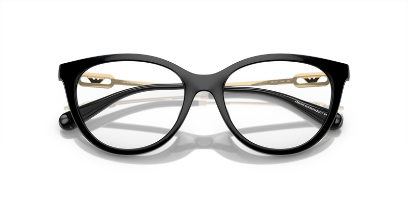 Emporio Armani EA4213U in Shiny Black - Side View