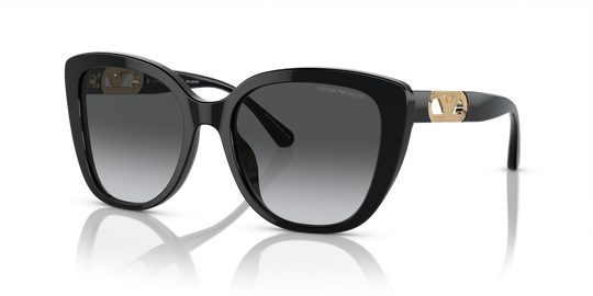Emporio Armani EA4214U - Shiny Black / Polarized Grey Gradient (50178G)