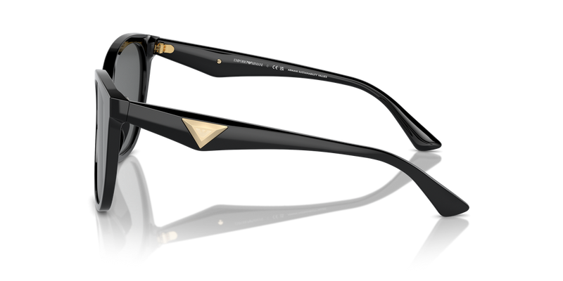 Emporio Armani EA4222U in Shiny Black - Back View