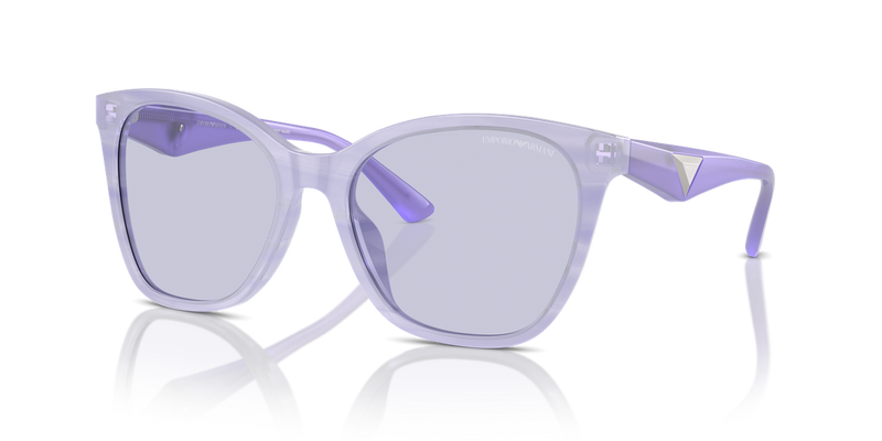 Emporio Armani EA4222U in Shiny Striped Lilac - Alternate View