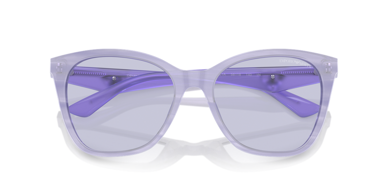 Emporio Armani EA4222U in Shiny Striped Lilac - Alternate View